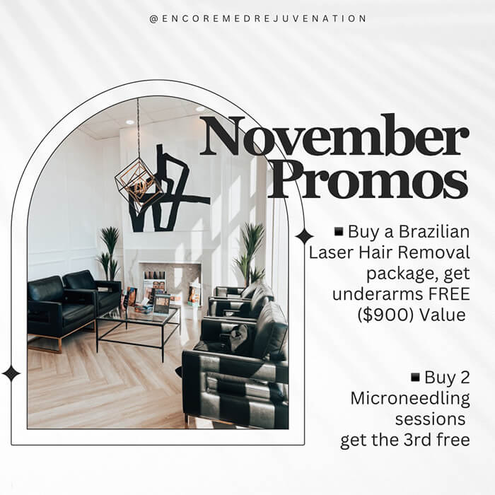 November promotional pricing poster
